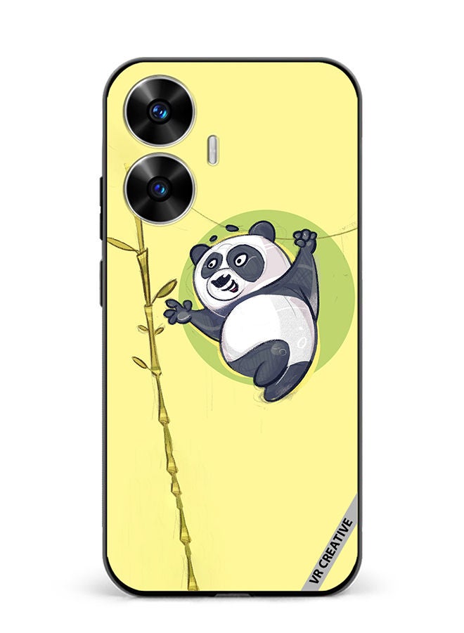 VR CREATIVE Protective Case Cover For Realme C55 Fun Panda Design Multicolour - Image 1
