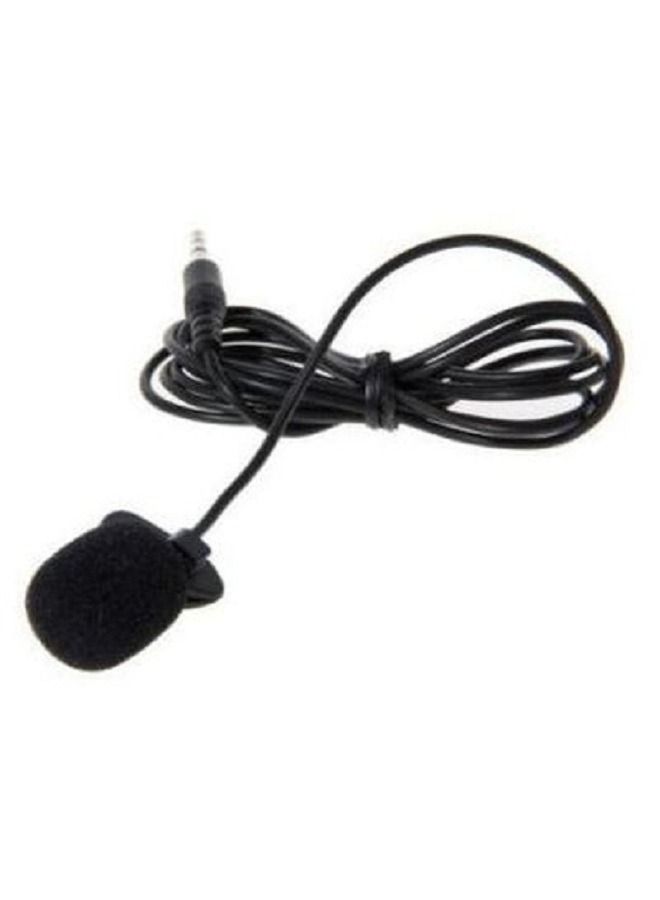 Black Clip-on Suspension Microphone Supplied with a set of connections for improved transmission - Image 2