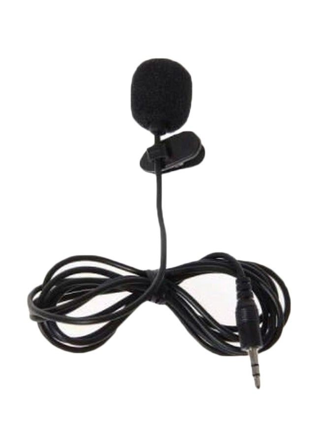 Black Clip-on Suspension Microphone Supplied with a set of connections for improved transmission - Image 1