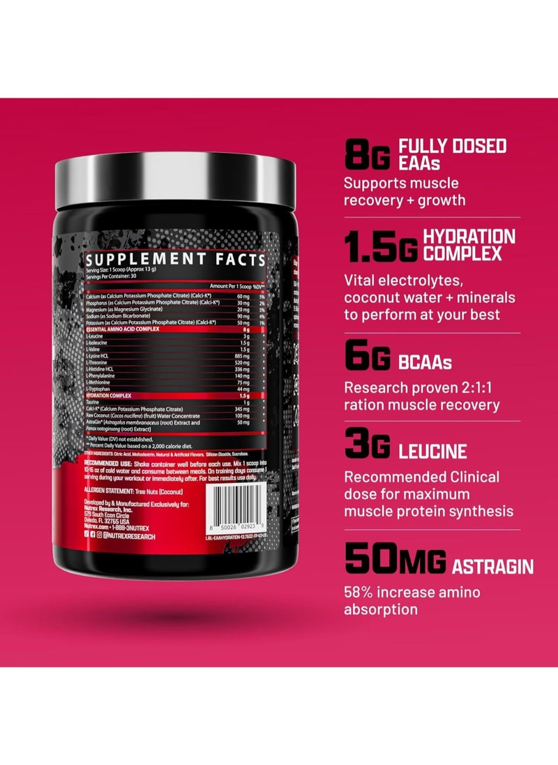Nutrex Research - EAA+ Hydration 30 Serving Fruit Punch 390g - Image 1
