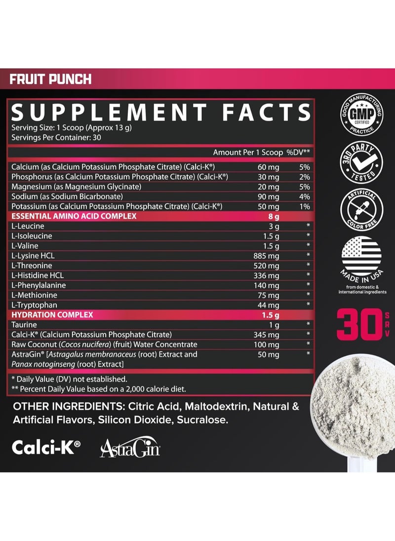 Nutrex Research - EAA+ Hydration 30 Serving Fruit Punch 390g - Image 1