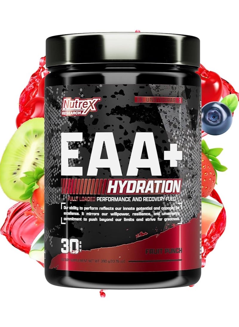 Nutrex Research - EAA+ Hydration 30 Serving Fruit Punch 390g - Image 1