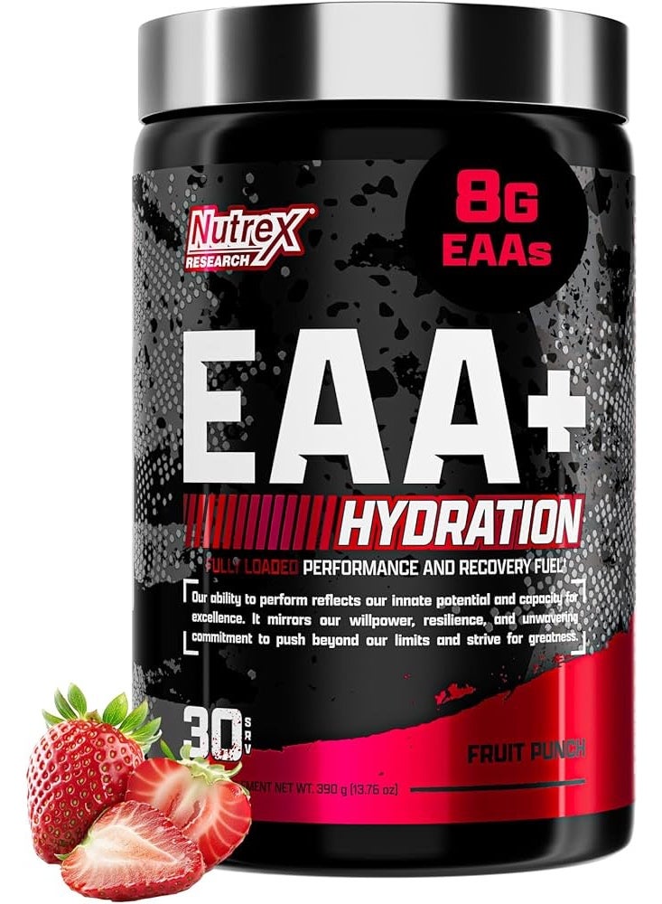 Nutrex Research EAA+ Hydration 30 Serving Fruit Punch 390g - Image 1