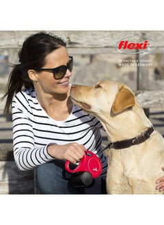 Flexi FLEXI New Classic Tape Retractable Dog Leash for Large Size Dogs Upto 50kgs. - 16 ft., Black | Tangle Free Pet Walking Leash with One-Handed Brake, Pause, Lock | German Quality Product  - Image 3