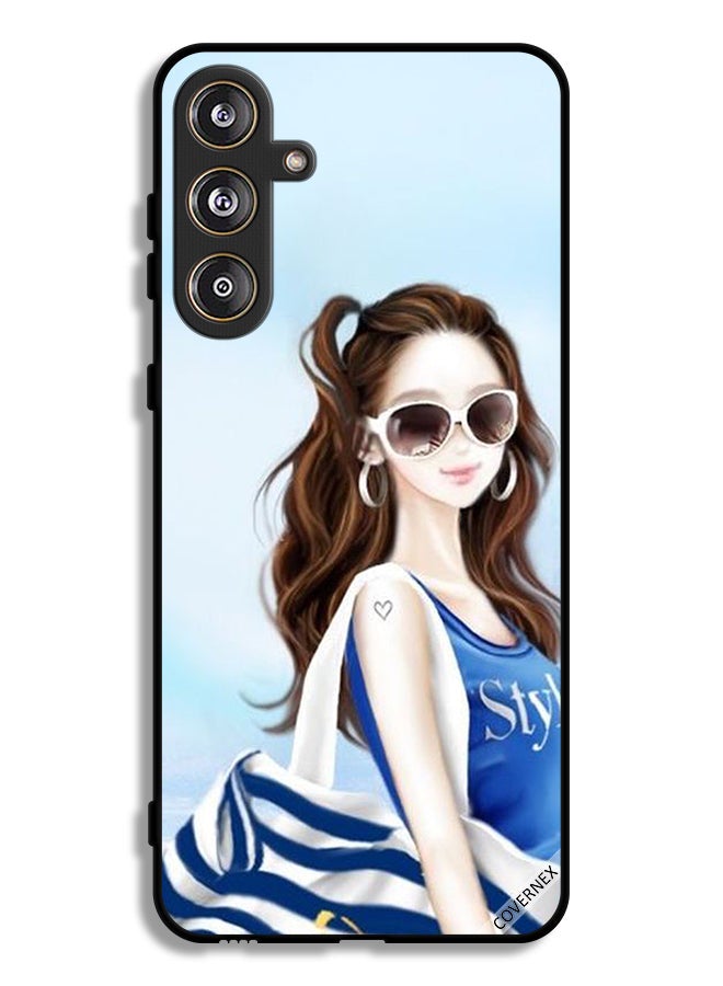Covernex Samsung Galaxy M55 5G Protective Case Cover Style Shirt - Image 1