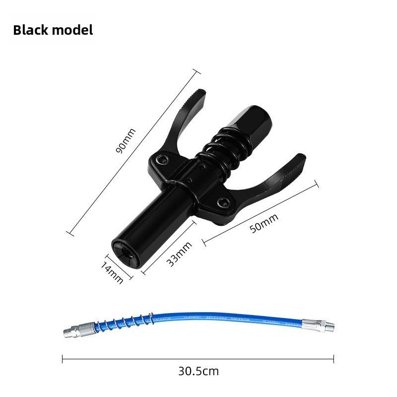 High Pressure Yellow Oil Pistol Nozzle: Self-Locking Design - Wrench-Style Accessory, Durable Construction for Pistol and Equipment Maintenance, Professionals and DIY Enthusiasts - Image 1