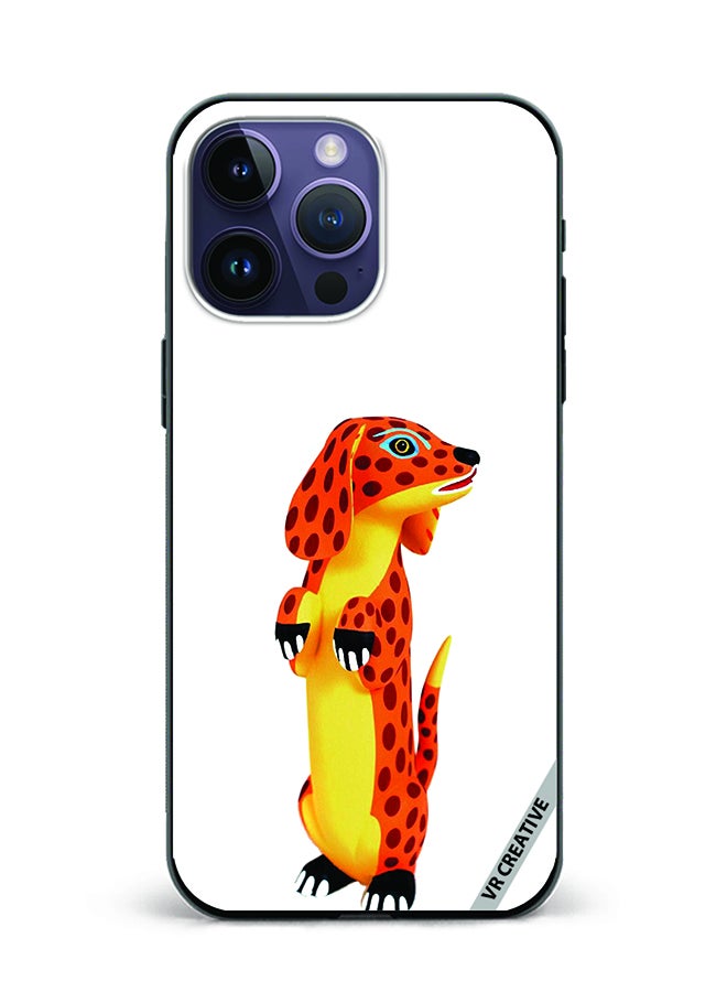 VR CREATIVE Protective Case Cover For Apple iPhone 16 Pro Dog Design Multicolour - Image 1