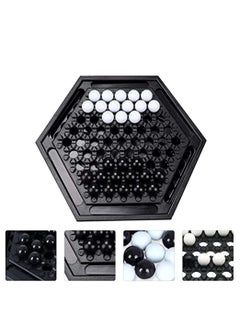 SYOSI Abalone Marble Strategy Game Winner Board Games Toys Table Desktop Chess Battle Indoor Outdoor Yard Garden Games Party Interactive Educational Game Toys, for Adults Kids  - Image 1