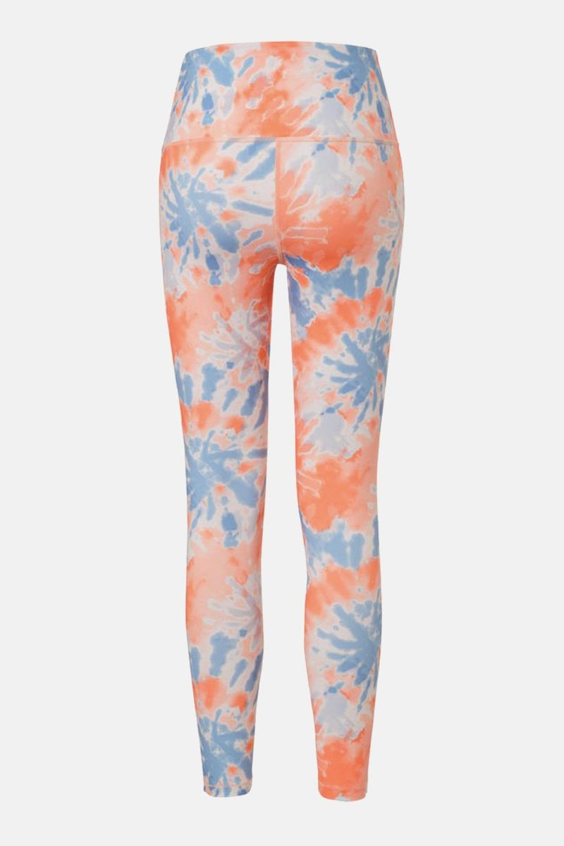 Tchibo Women Sportwear Fit Training Leggings, Orange Combo - Image 2