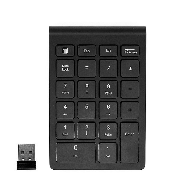 Wireless Numeric Keypad: 22 Keys - 2.4GHz Fast Pairing 10m Range Quiet Scissor Switch Keys Numeric Keypad for Laptop Users Cashier Desks Financial Accounting - Image 1