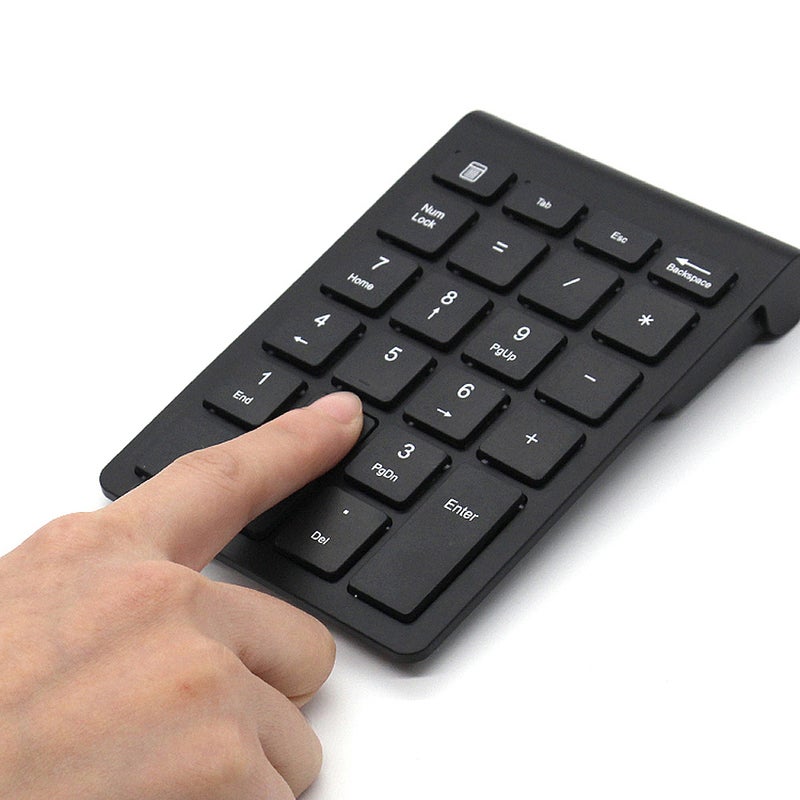 Wireless Numeric Keypad: 22 Keys - 2.4GHz Fast Pairing 10m Range Quiet Scissor Switch Keys Numeric Keypad for Laptop Users Cashier Desks Financial Accounting - Image 5