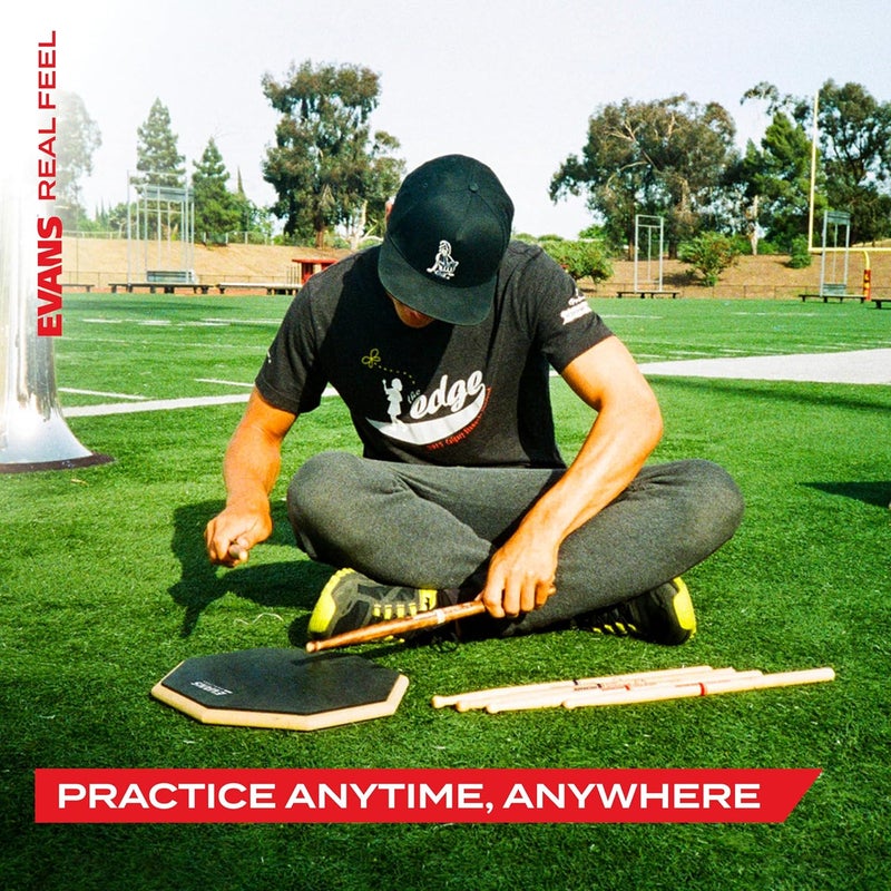 EVANS RealFeel - Drum Practice Pad Stand - Drum Pad Stand - Drummer Practice Pad Stand - Fits Single Sided Drum Pads with 8mm Thread Insert - Image 2