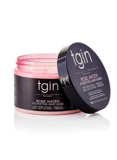 Tgin Rose Water Hydrating Hair Mask for Natural hair Curls  Waves Low Porosity Hair  Fine Hair 340g  - Image 2
