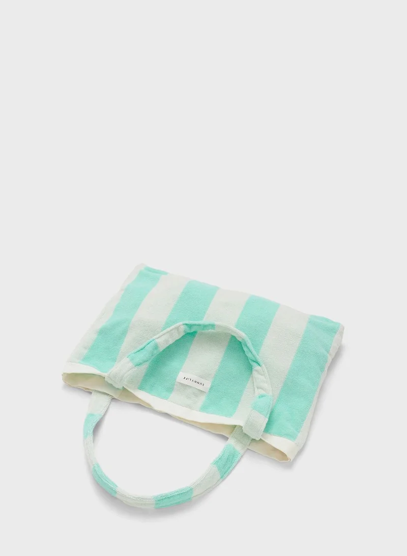 SUNNY LIFE Beach Towel 2-In-1 Tote Bag Rio Sun Multi