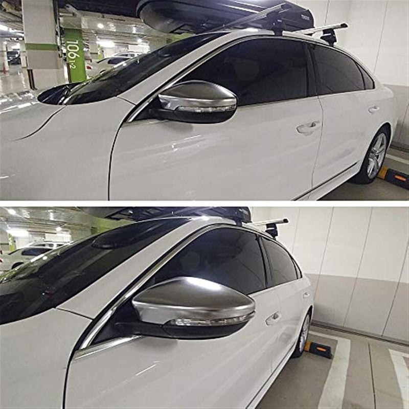 Wivplex Matte Chrome Rearview Mirror Cover Cap - Image 5