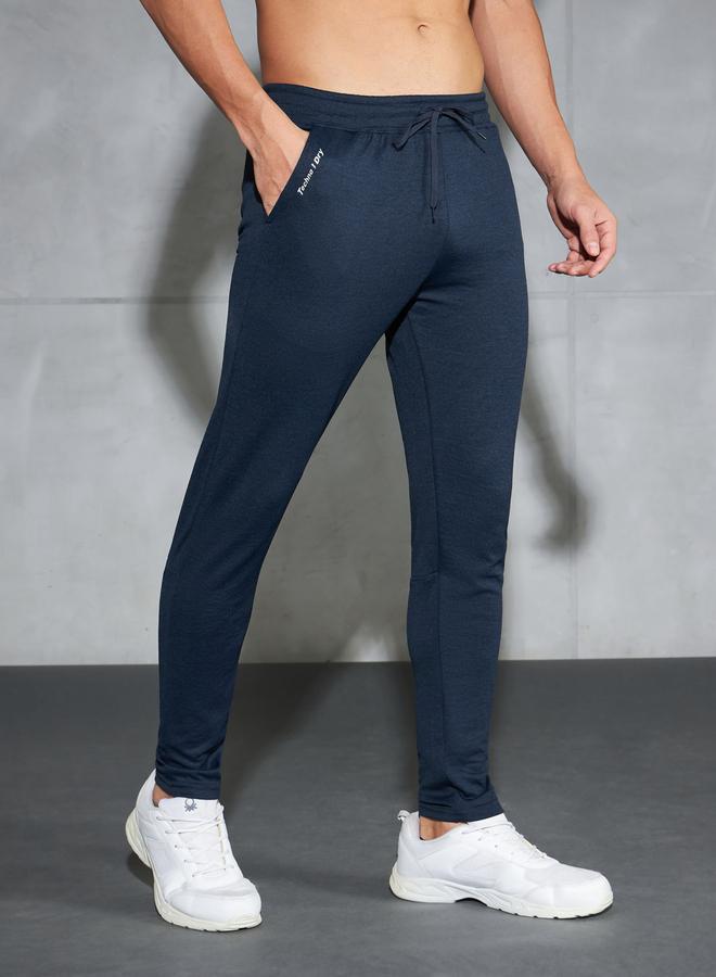 Technosport Solid Mid Rise Stretch Trackpants - Image 2