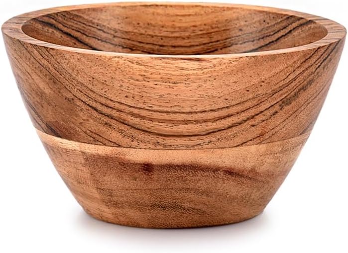 NIRMAN Acacia Wood Bowl Sets of 4 for Kitchen Meal Party and Nuts Candy Appetizer Snacks Olive 45 x 45 x 25 - Image 4