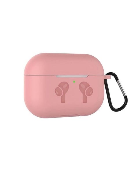 Compatible with AirPods 4 Case(2024), Soft Silicone Full Protective Case Cover for Apple AirPods 4 Case with Keychain,Compatible with AirPods 4th Generation Case Accessories for Women Men (Pink Sand)