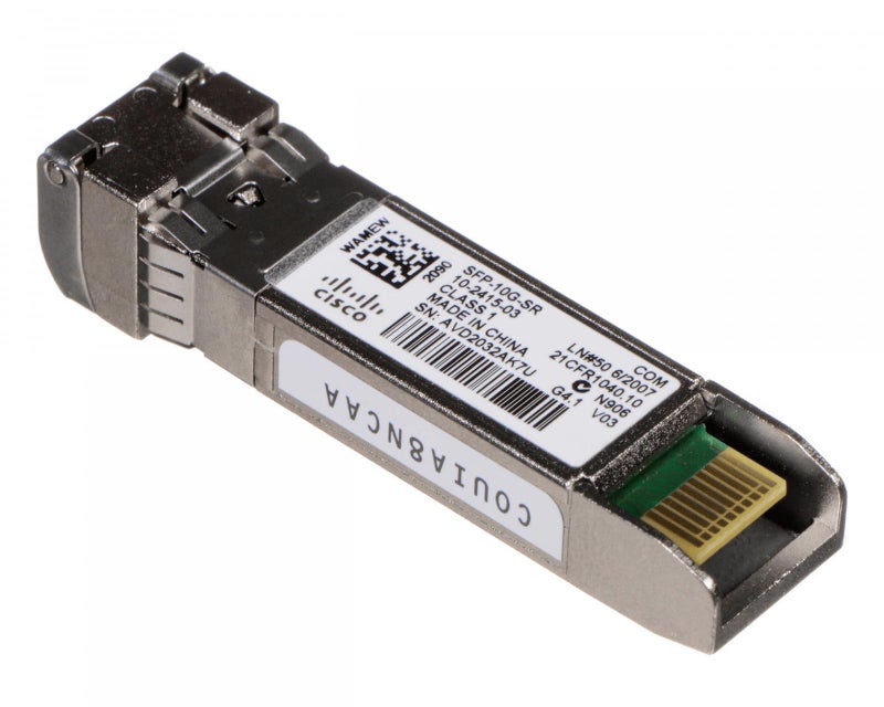 Cisco 10GBASE-SR SFP+ Module for MMF, 10G Ethernet, ON-OFF Operation, Gold, Multicolor - Image 3