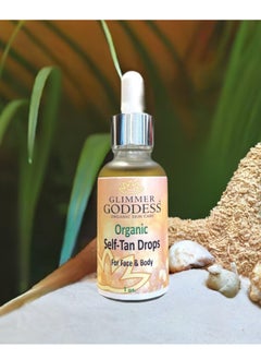 glimmer goddess Glimmer Goddess Organic Self Tanning Drops for Face & Body 1 oz.  - Image 2
