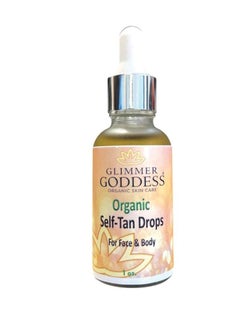 glimmer goddess Glimmer Goddess Organic Self Tanning Drops for Face & Body 1 oz.  - Image 1