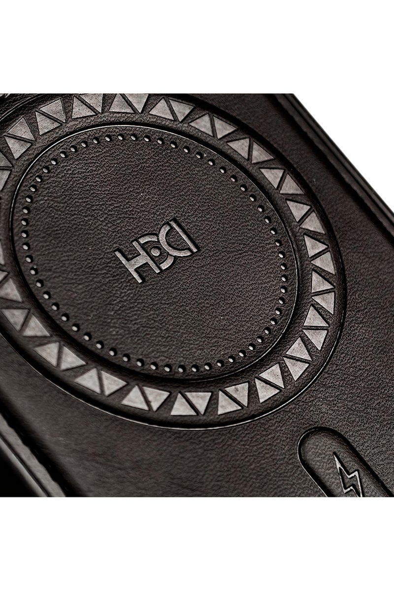 أتش دي دي اتش دي دي غطاء حمايه لهاتف ايفون 14 برو ماكس جراب مغناطيسي ياتي بحواف مرتفعة حول الشاشة تساعد على منع الخدوش - أسود - Image 3