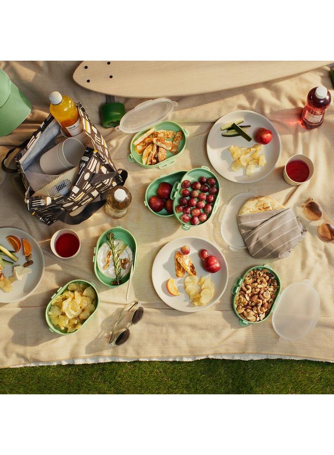 erorex Stackable Lunch Box For Dry Food, Light Green - Image 4