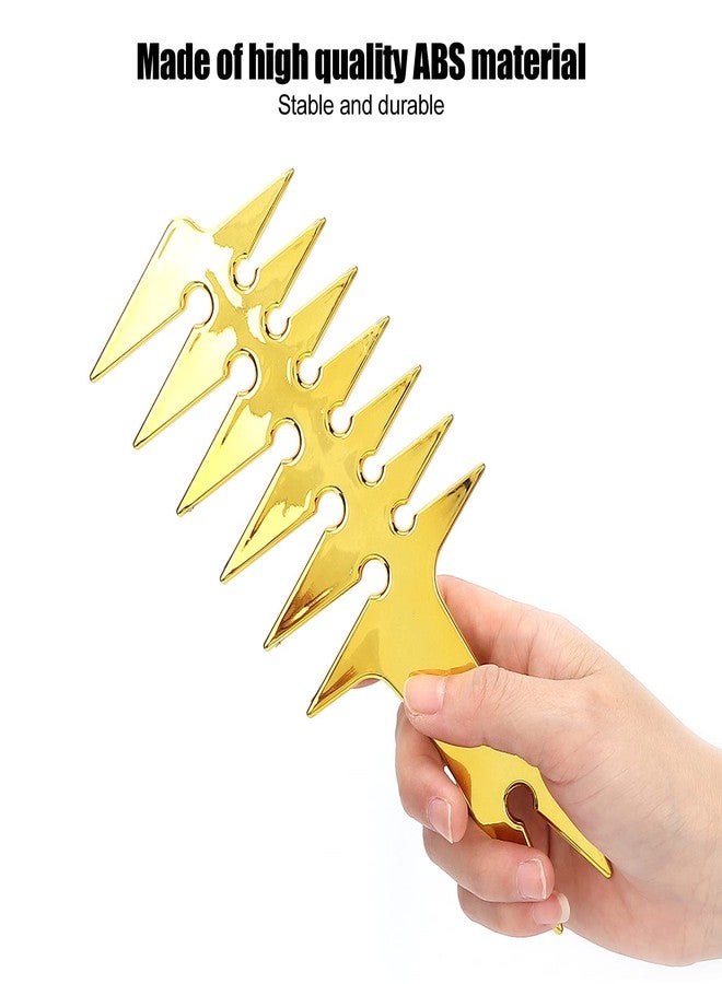 Entatial Gold Men's Wide Tooth & Double Sided Comb for Unique Hair Styling - Image 2