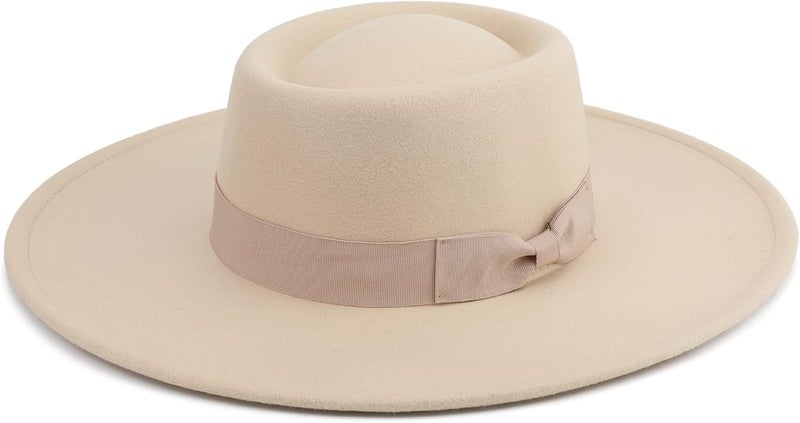 Pro Celia Big Wide Brim Women Fedora Hat - Image 1