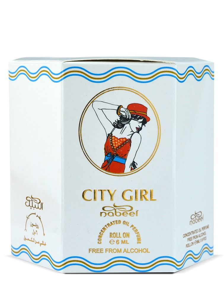 Nabeel CITY GIRL CONCENTRATED PERFUME OIL 6x6ml ROLL - Image 2