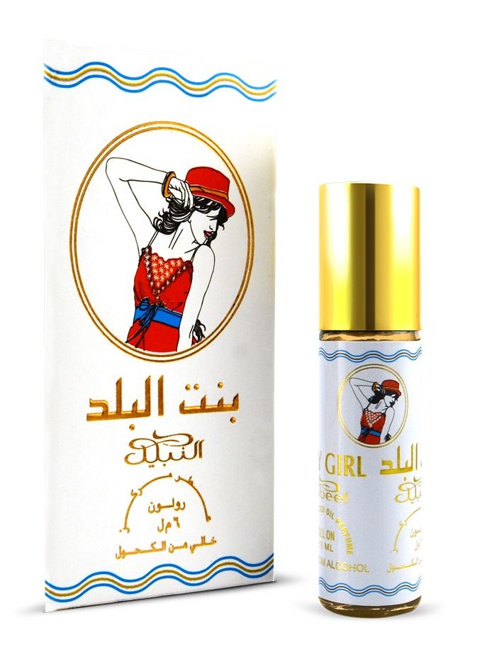 Nabeel CITY GIRL CONCENTRATED PERFUME OIL 6x6ml ROLL - Image 1