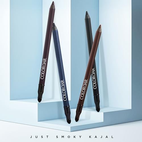 Colorbar Just Smoky Eye Pencil Eyeliner Pencil with Builtin Smudger Waterproof Formula Matte Finish 008 Just Marsala 004 oz - Image 3