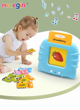 Audible Flash Cards with Sound Effects, Talking Flash Cards, Toddler Learning Toy with 112 Double-sided Learning Cards, Educational Interactive Toys, Fun Toddler Travel Toys, Ideal Gift for Kids Aged 3+ - pzsku/Z4521E23A5094BA1311F1Z/45/_/1732239724/83148b68-f770-4bec-a819-f0394ddf2e18