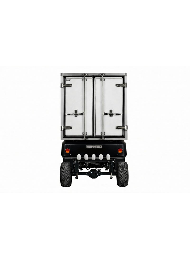 EPIC F&B/Room Service 2-Seater Lifted Electric Golf Cart with Lithium Battery 150Ah & Standard Tires | Catering LSEV (Black) - Image 4