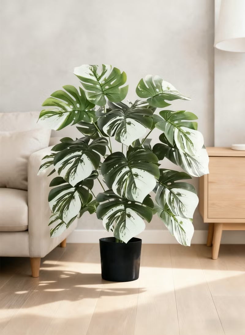 CIMIA Artificial Tropical Rainforest Plant , 60 cm Tall, Realistic Foliage Gives You A High-End Decoration Full Of Rainforest Atmosphere，Suitable For Living Rooms, Bathrooms, Prayer Rooms Or Offices - Image 4