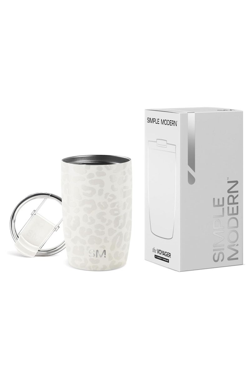 Simple Modern Travel Coffee Mug Tumbler with Flip Lid | Reusable Insulated Stainless Steel Cold Brew Iced Coffee Cup Thermos | Gifts for Women Men Him Her | Voyager Collection | 12oz - Image 2