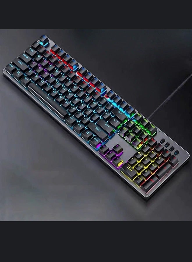 Mechanical Silver Keyboard Wired 