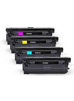 The Line TheLine CF360A CF361A CF362A CF363A Toner Set Compatible with HP Laserjet M553dn M553n M553x M552dn M553 MFP M577Z M577dn M577f M577c M577 Printer  - Image 1