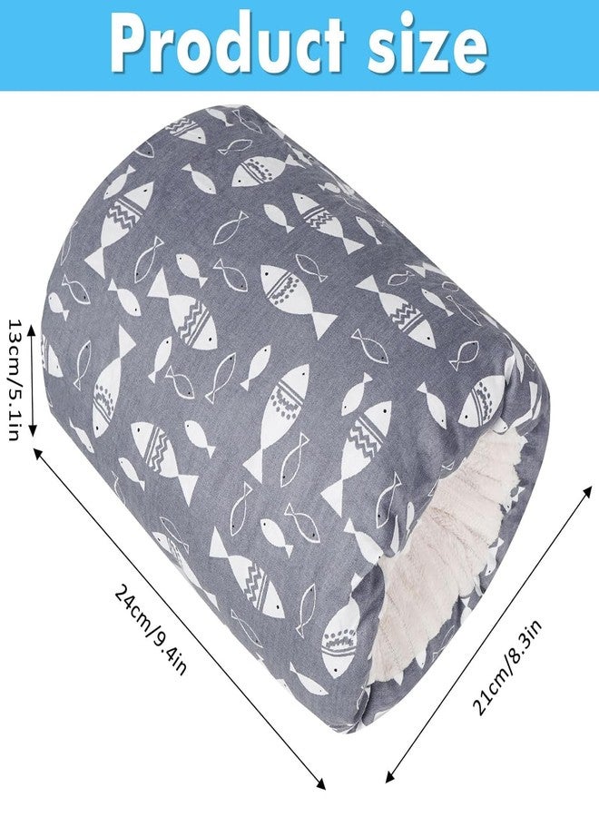 SHOPPOWORLD Cotton Nursing Pillow for Breastfeeding & Bottle Feeding - Skin-Friendly Washable Mini Arm Pillow with Ergonomic Support for Mom, Portable Design (Fish Printed) - Image 5