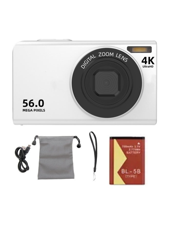 Generic 4K English E-commerce 56 Million Pixel HD Ordinary Digital Camera Camera Home F9-56M-Body Color:Standard Japanese Silver F956M  - Image 3