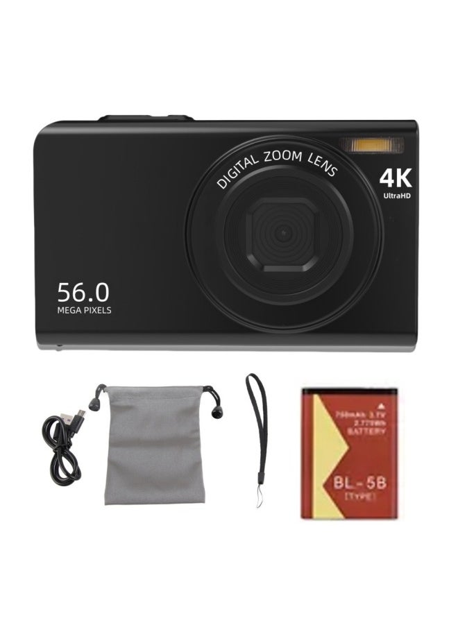 Generic 4K English E-commerce 56 Million Pixel HD Ordinary Digital Camera Camera Home F9-56M-Body Color:Standard Japanese Silver F956M  - Image 2