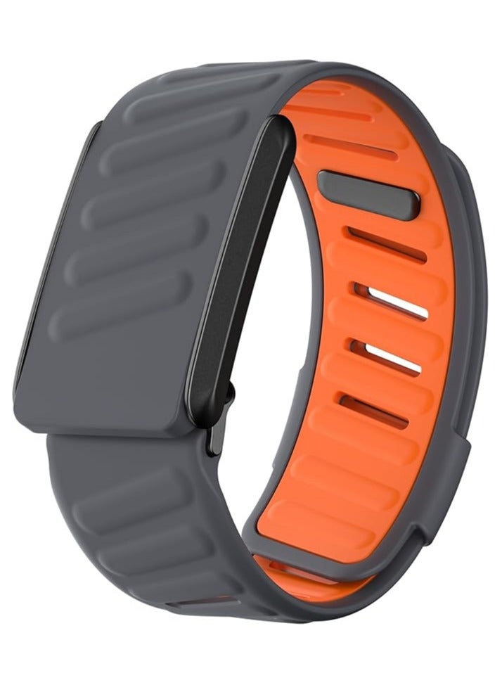 Comfort Durable Silicone Wristband Compatible with WHOOP 4.0 Band, Soft Silicone Sports Loop Strap for Men & Women, with U Shapped Connector - Image 2