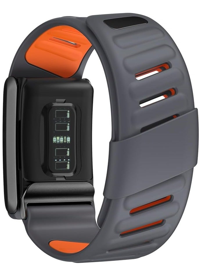 Comfort Durable Silicone Wristband Compatible with WHOOP 4.0 Band, Soft Silicone Sports Loop Strap for Men & Women, with U Shapped Connector - Image 3