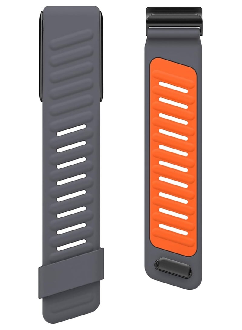 Comfort Durable Silicone Wristband Compatible with WHOOP 4.0 Band, Soft Silicone Sports Loop Strap for Men & Women, with U Shapped Connector - Image 5