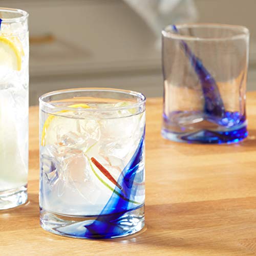 LIBBEY كؤوس ليبي بلو ريبون إمبريشنز، سعة 12.5 أونصة، مجموعة من 4 - Image 2