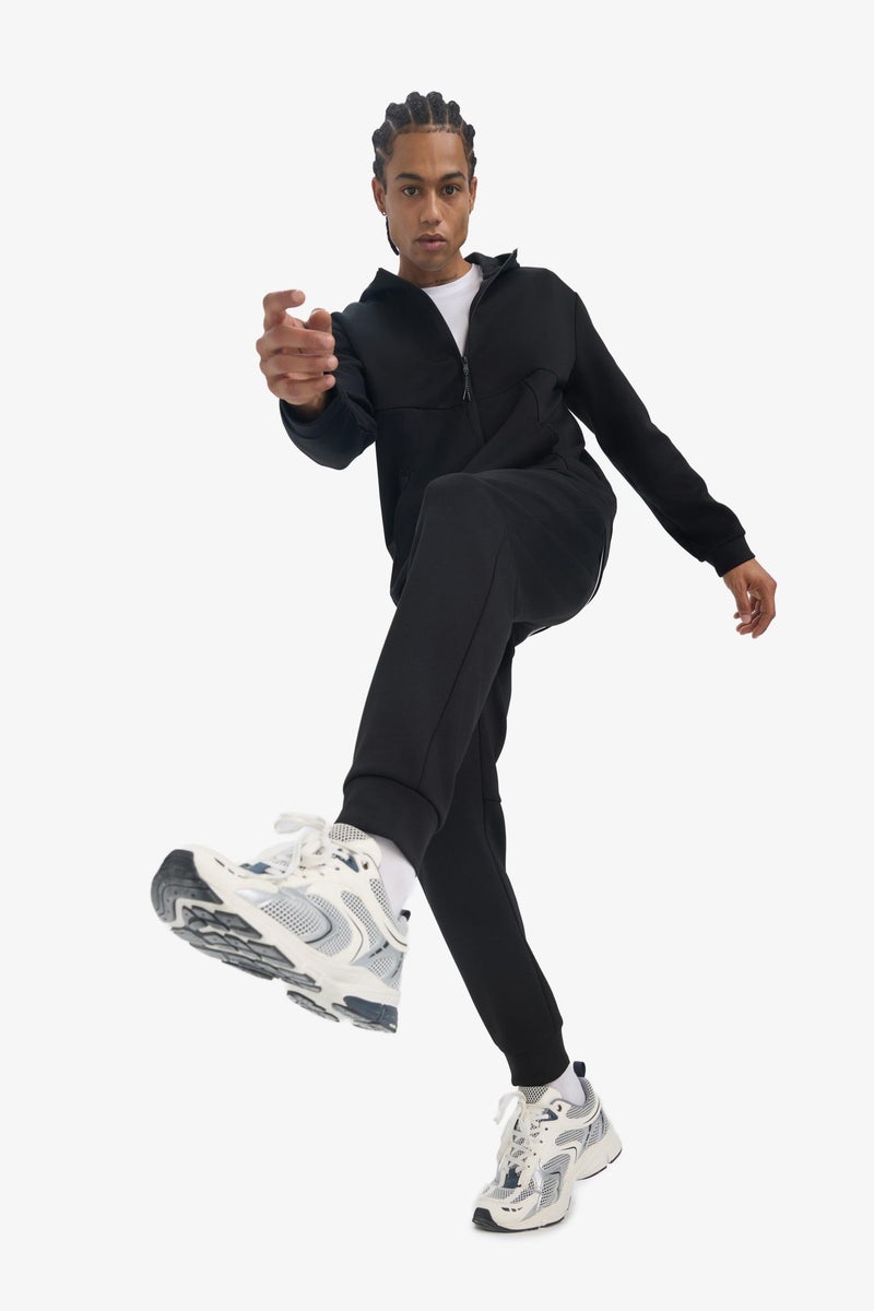 DeFacto Black Man Slim Fit Scuba Fabric Jogger Casual - Image 2