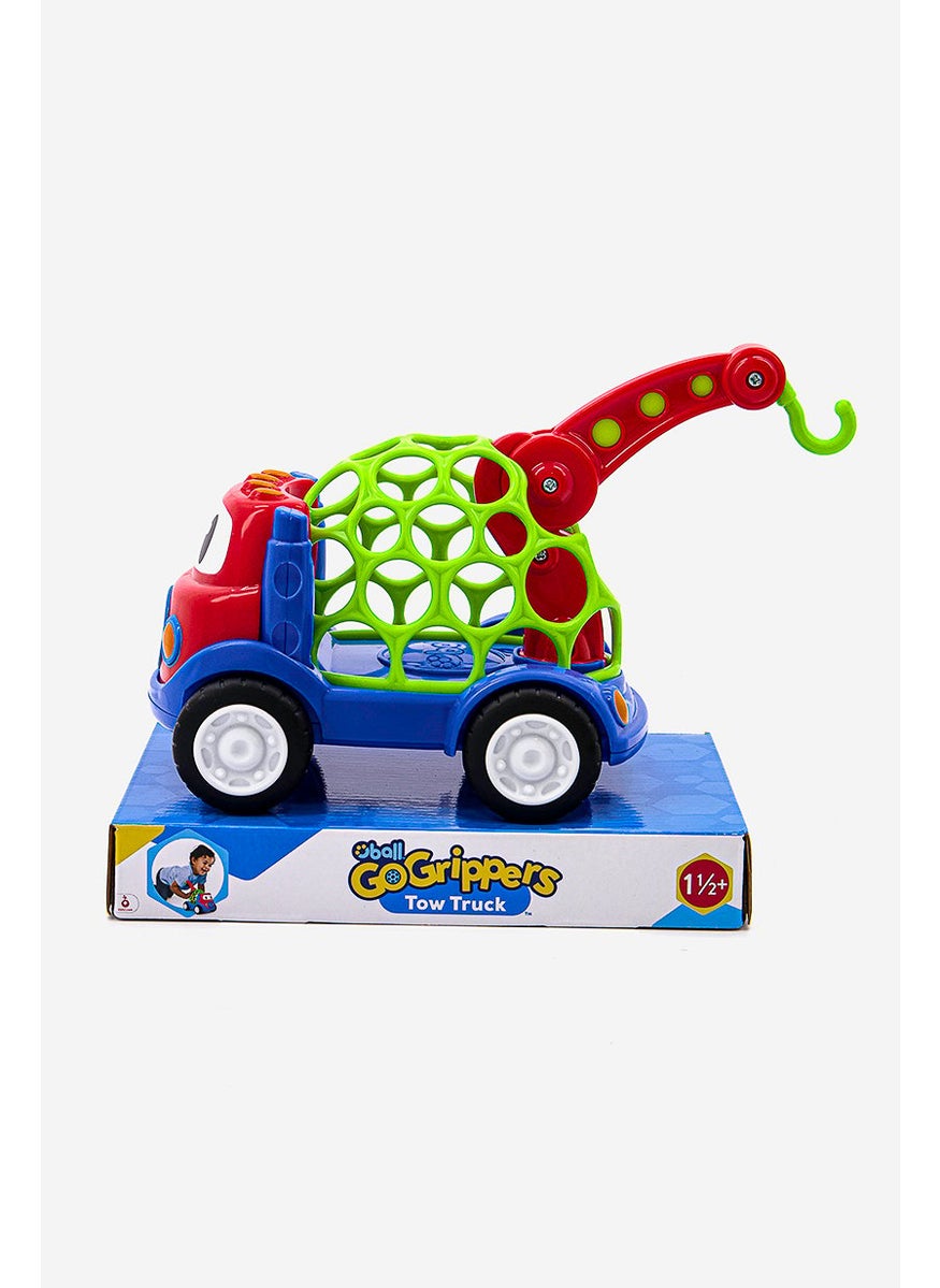Oball Go Grippers Tow Truck, Blue and Red  - Image 3