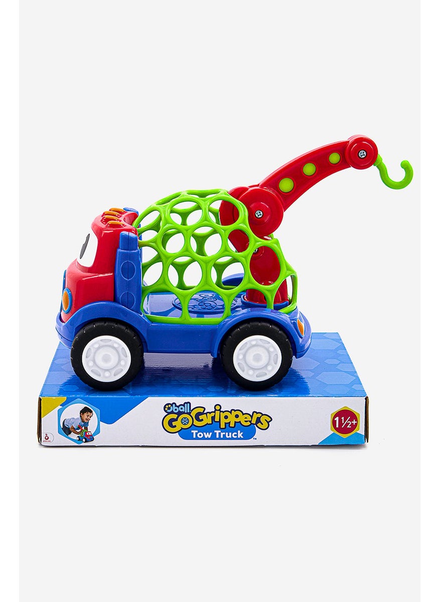 Oball Go Grippers Tow Truck, Blue and Red  - Image 2