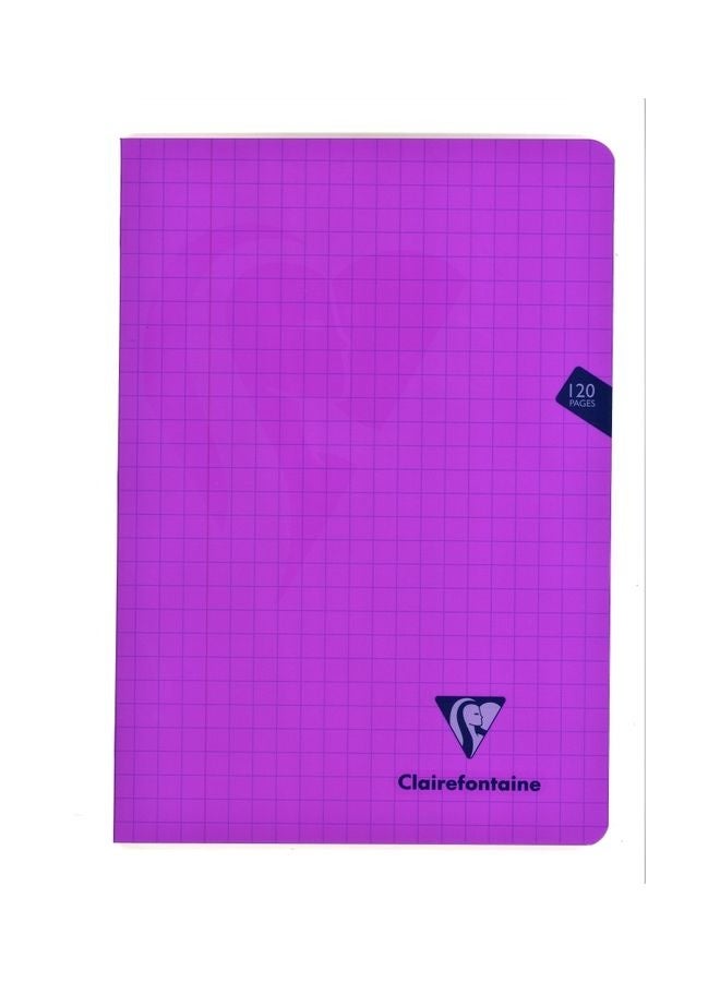 Clairefontaine 10mm Square Lined Notebook A4 Size 120 Pages Assorted Colours - Image 3