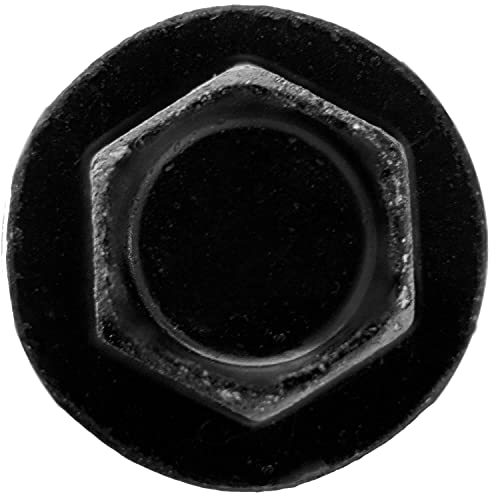 Jake Sales #14 X 14 Heavy Duty Black Timber/Log/Landscaping Wood Screws - Exterior Coated Heavy Duty Screws (50 Count - Heavy Duty Black Log Wood Screws) - Image 2